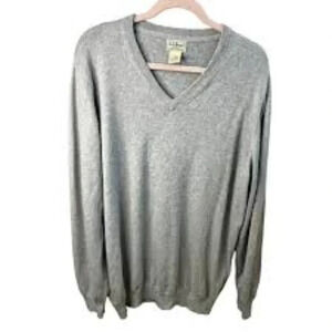 Gray sweater wool blend and angora rabbit size Medium